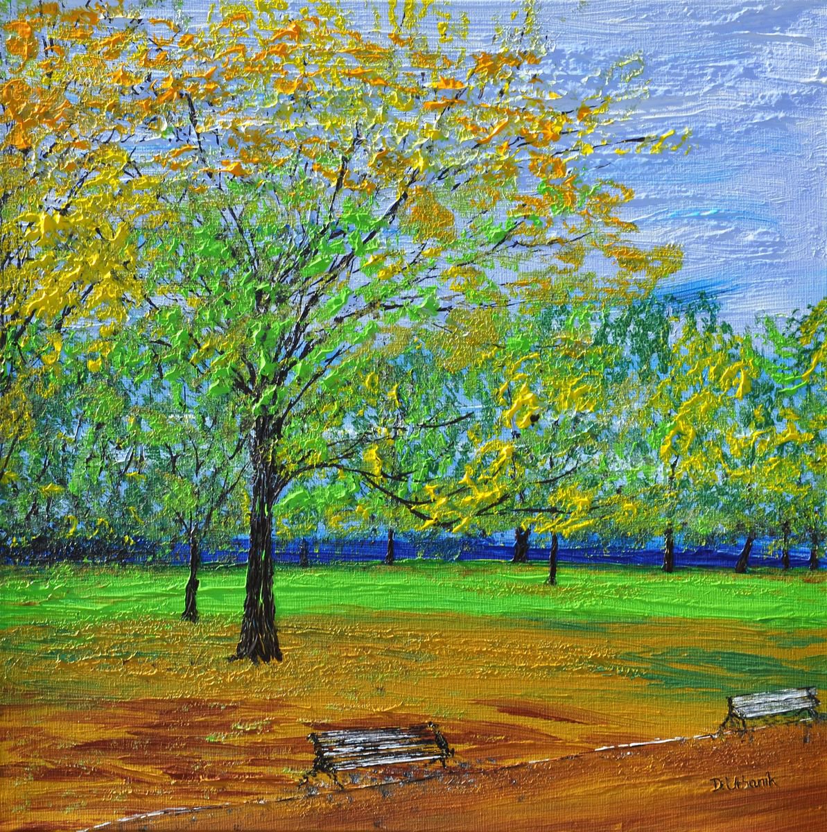 Autumn In Hyde Park London by Daniel Urbanik