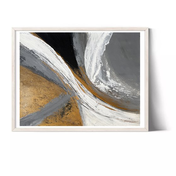 Bronze Stripe abstraction