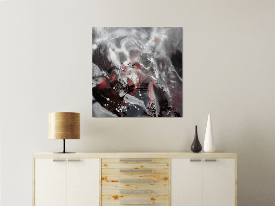 Large Unique Abstract Painting Chopin Music By Kloska