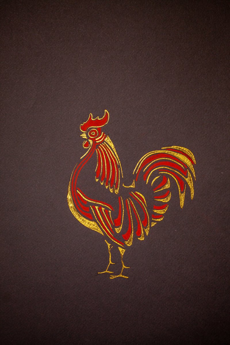Red rooster by Fefa Koroleva