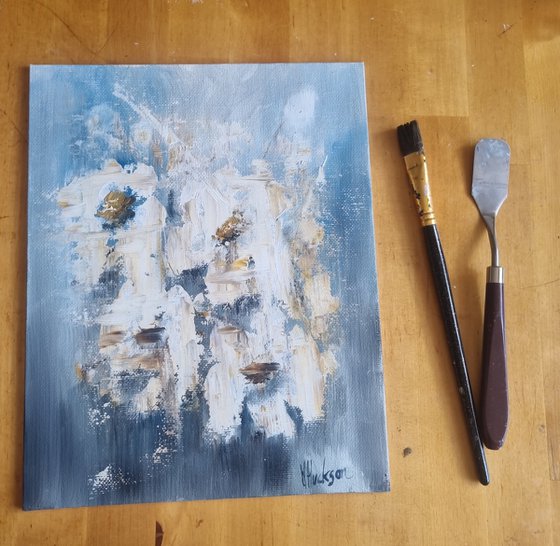 White Drift - Oil on canvas