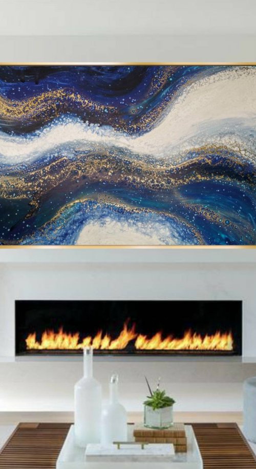 Okeanos  (100x150cm) by Eleni Denart