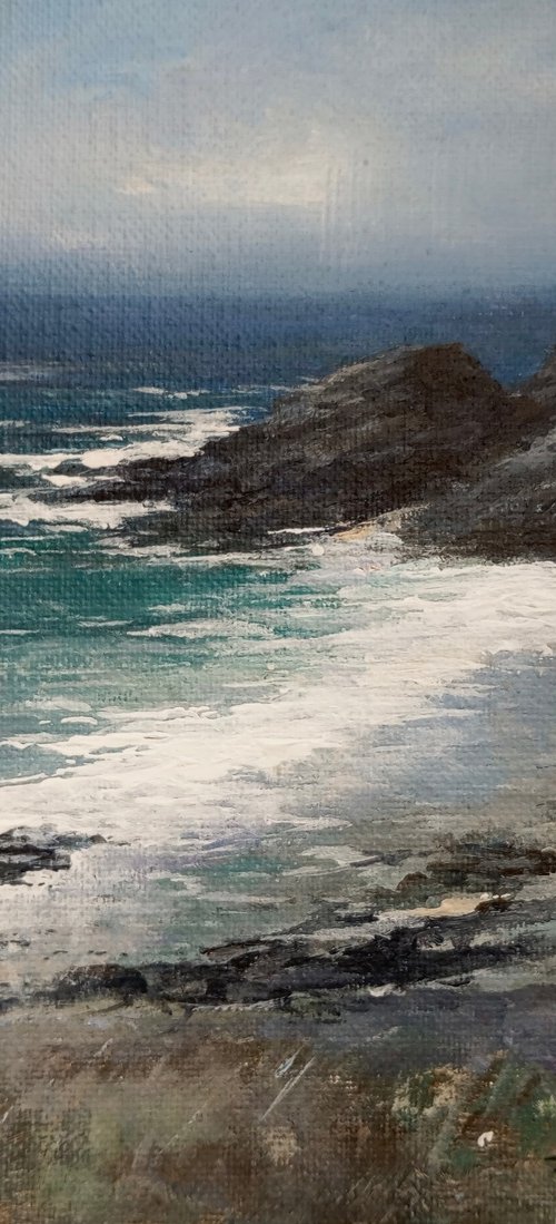 La côte sauvage de Quiberon , port guibello by Philippe PERENNOU