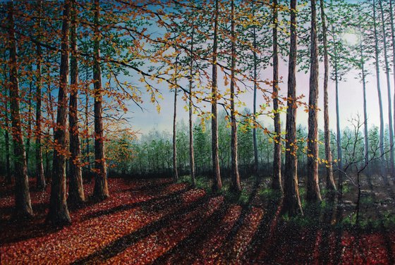 Forest Clearing. 100cm X 150cm