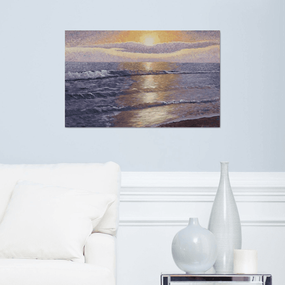 Seascape - Sea dawn in Crete