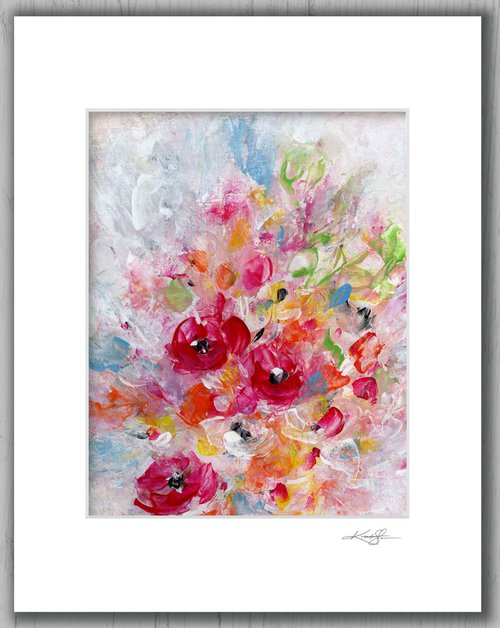 Floral Bliss 6 - Flower Painting by Kathy Morton Stanion by Kathy Morton Stanion
