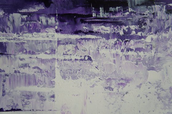 Purple Meltdown (100 x 100 cm) XXL (40 x 40 inches)