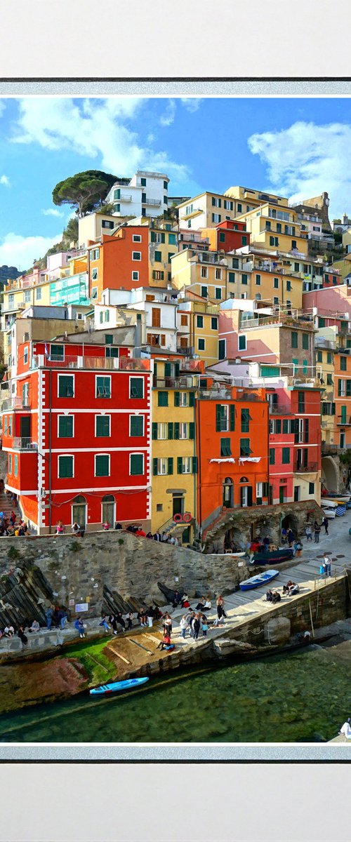 Riomaggiore Cinque Terre Italy by Robin Clarke