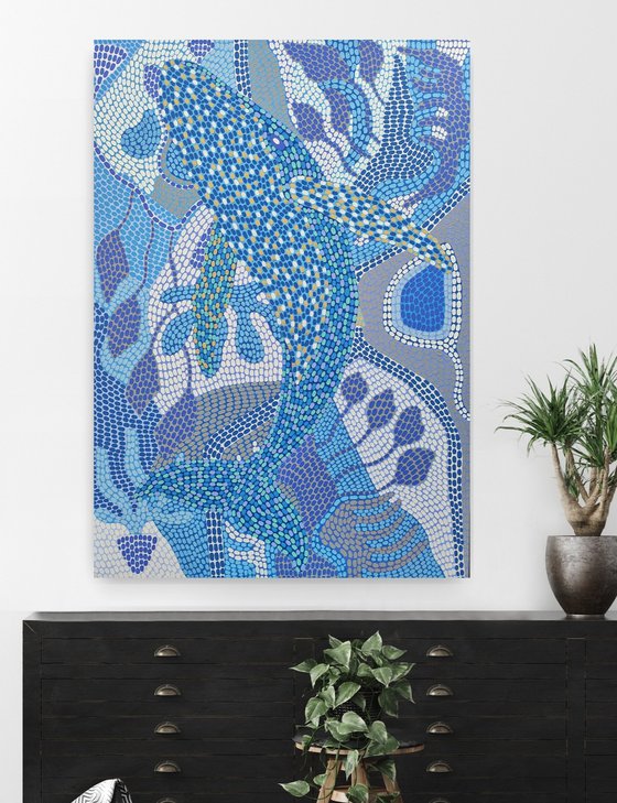 Whale in a Mosaic Sea