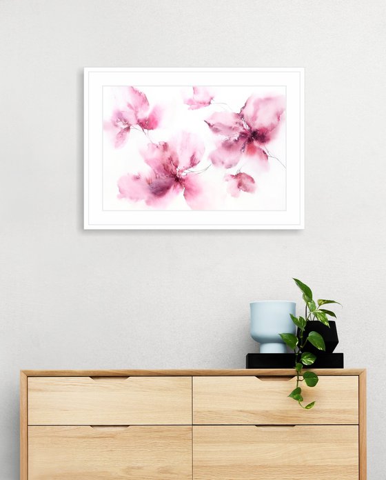 Pink flowers