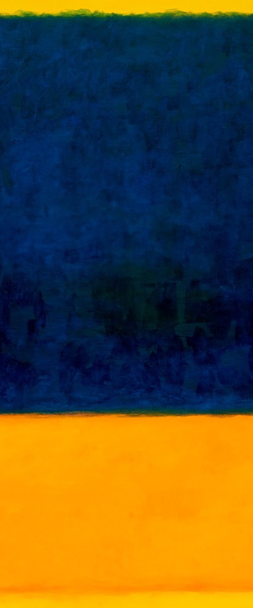 Blue and Yellow by Nataliia Sydorova