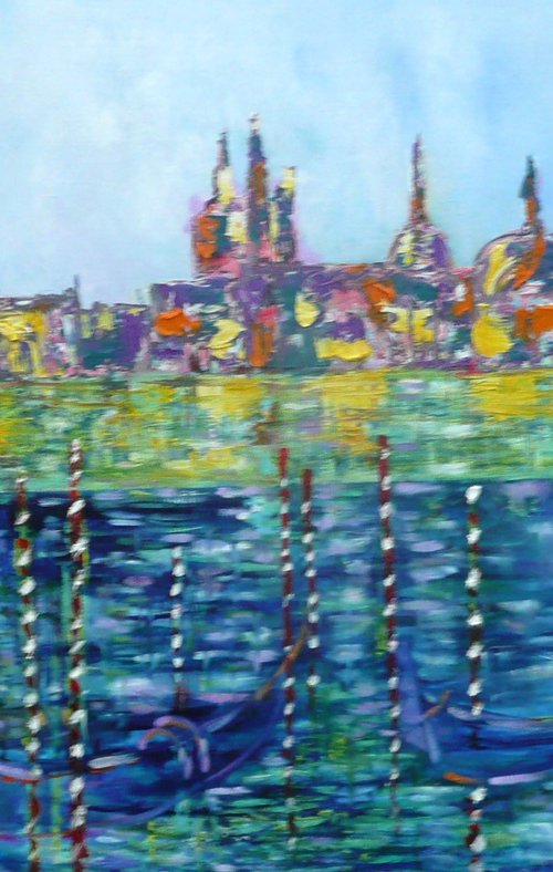 Venetian Gondola 2024 by Lesley Blackburn