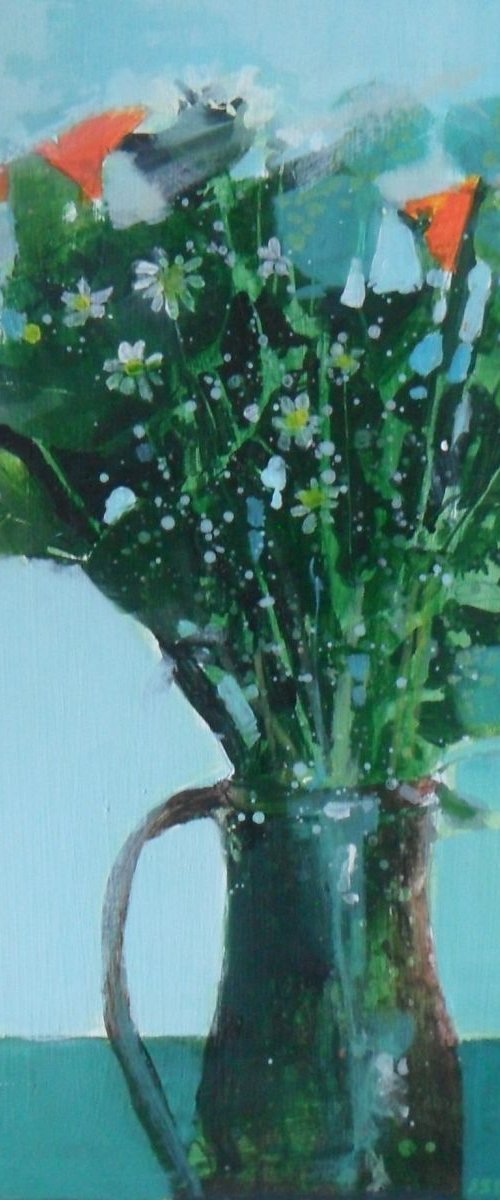 Flowers at Alison's house by Julian Sutherland-Beatson