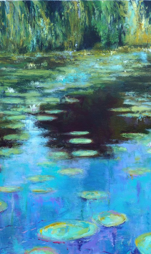 BROOMHILL POND 5 by Frank Barnes