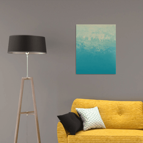 Teal Tide - Color Field