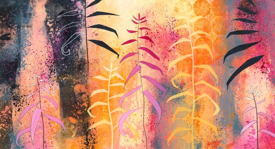 Go with the Flow - triptych