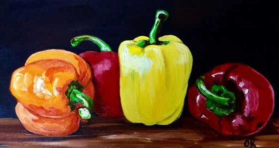 PEPPERS STILL LIFE. #8