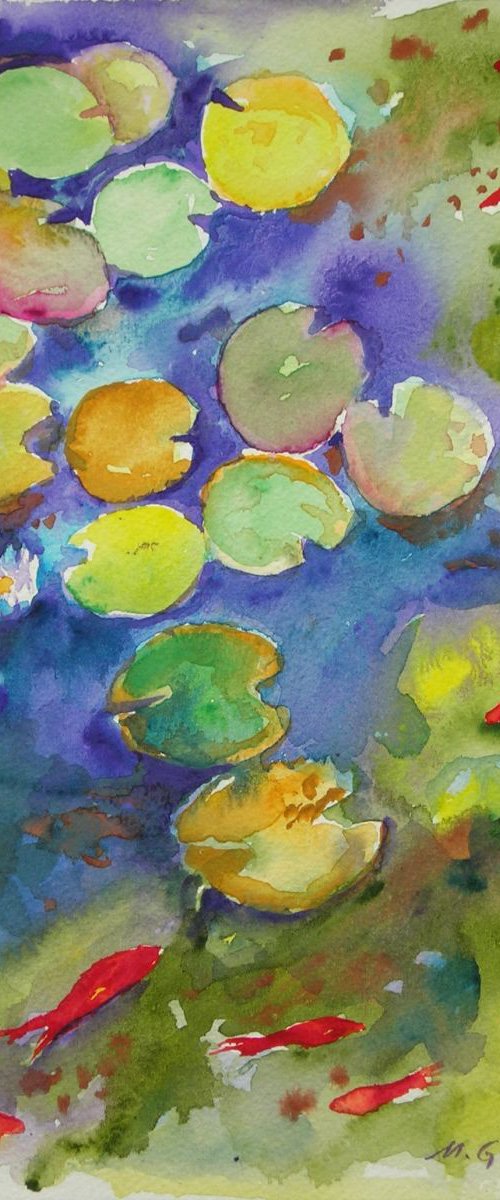 Water Lilies by Maja Grecic