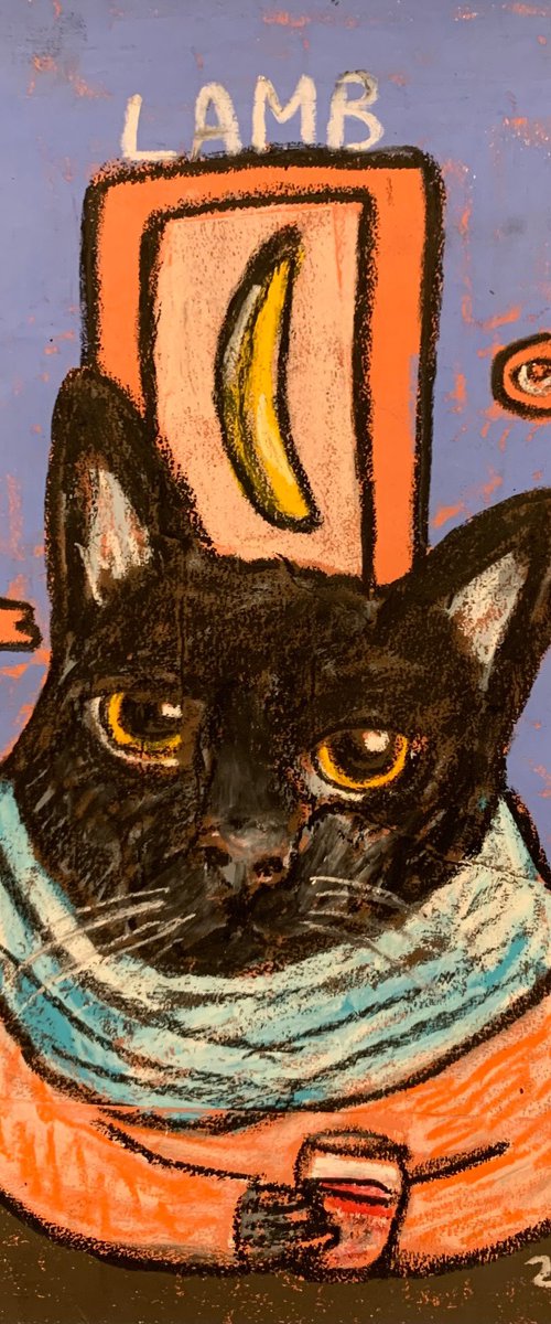 Smoking cat #19 by Pavel Kuragin