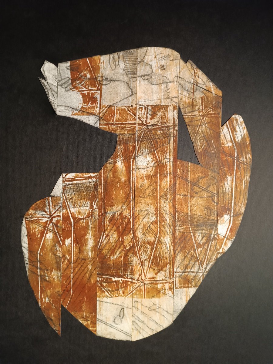 Organic Abstract Limited Edition Print By Isabellangela Germinario, 13 X 17, Forma 2.0, Original Artwork