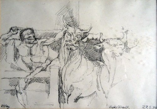 Study after Géricault by Kenneth Hay