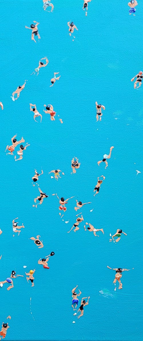 Swimming Summer Swimmers by Kathrin Flöge