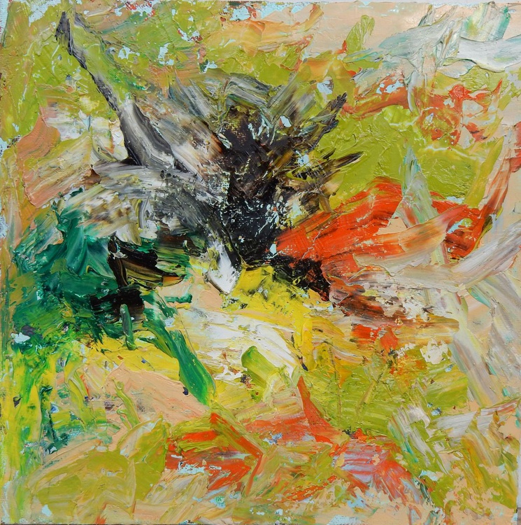 Abstract Small Painting Summer In The City Artfinder
