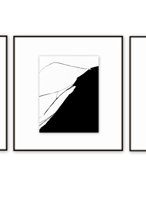 Set of 3 abstract artworks. by Nadia Moniatis