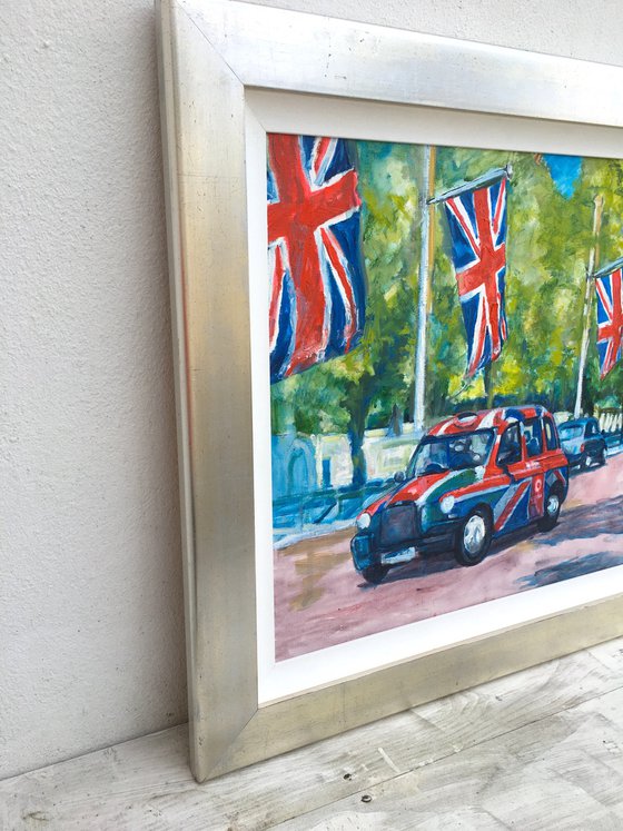 Union Jack celebrations in the Mall
