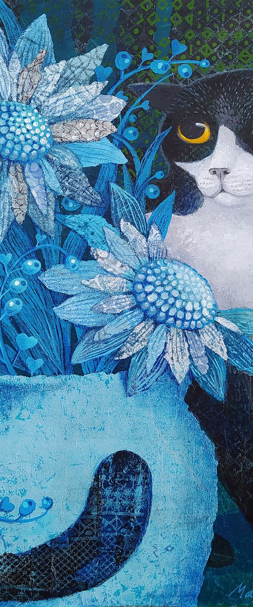 A cat called Bouquet by Margot Raven