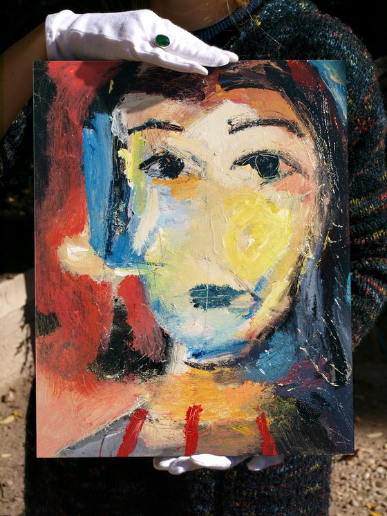 Tete de femme (inspired by Picasso)