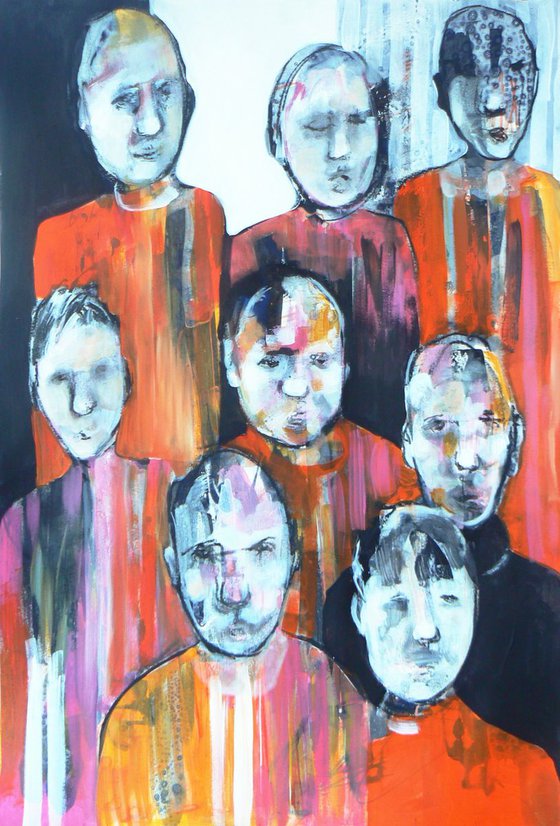 Study of a crowd #25