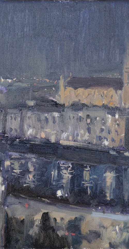 Porta San Niccolo, Nocturne by Alex James Long