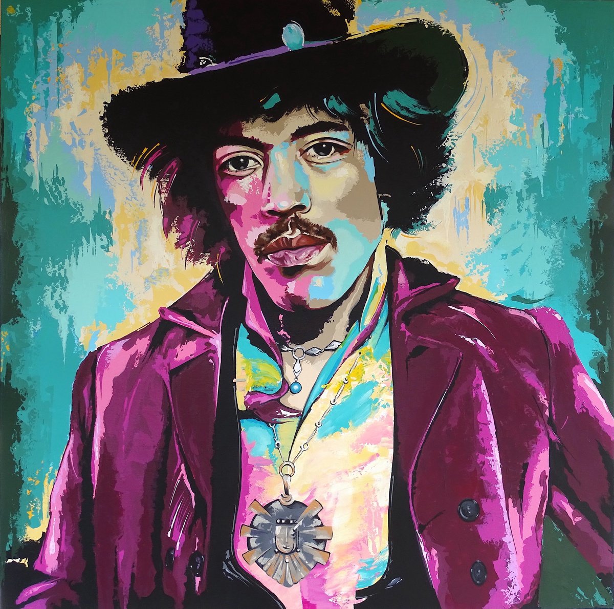 Jimi Hendrix by Livien Rozen