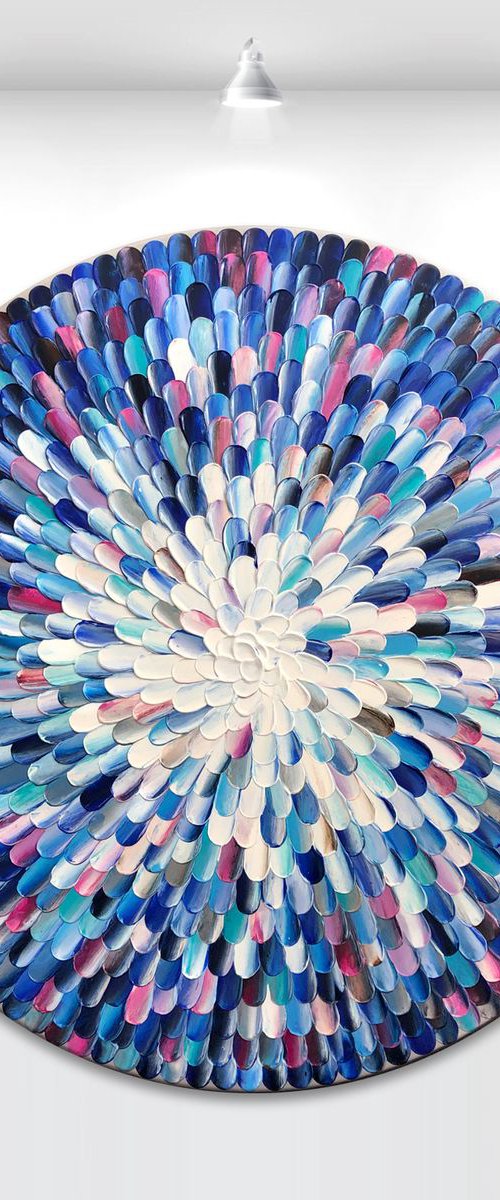 'Hyacintho rosea' - 30x30” by Tatiana Georgieva