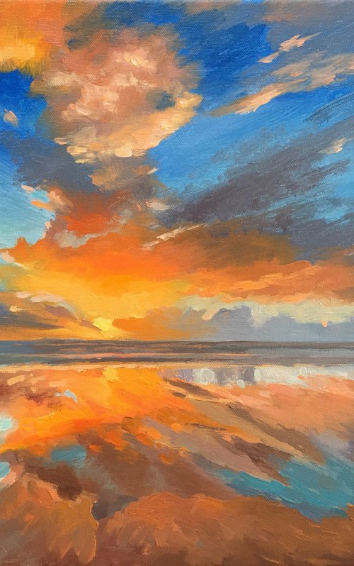 Dramatic Evening Sky by Ling Strube