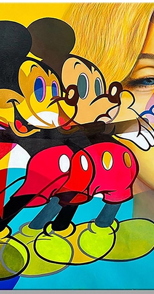 Symphony Mickey Marilyn by Gardani Art