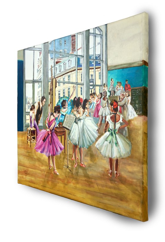 Degas and the Ballerinas painting