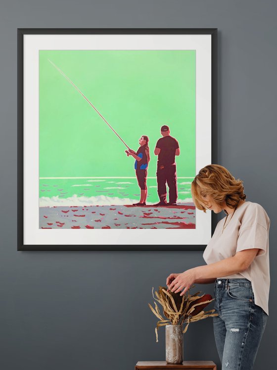 Fishermen at Sunset