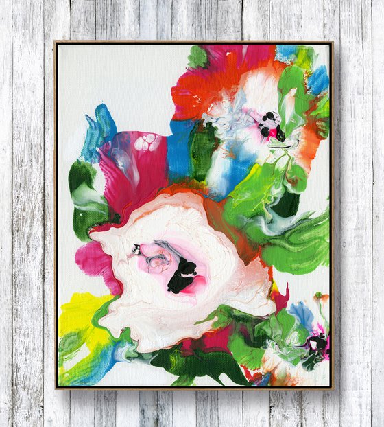 Blooming Magic 85 - Floral Painting by Kathy Morton Stanion