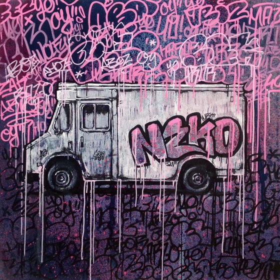 GRAFFITI JUICE - Urban Painting by GRAFFMATT