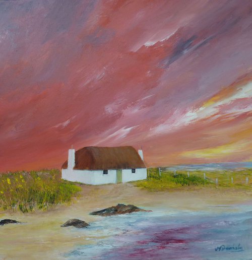 Hebridean Sunset by Margaret Denholm