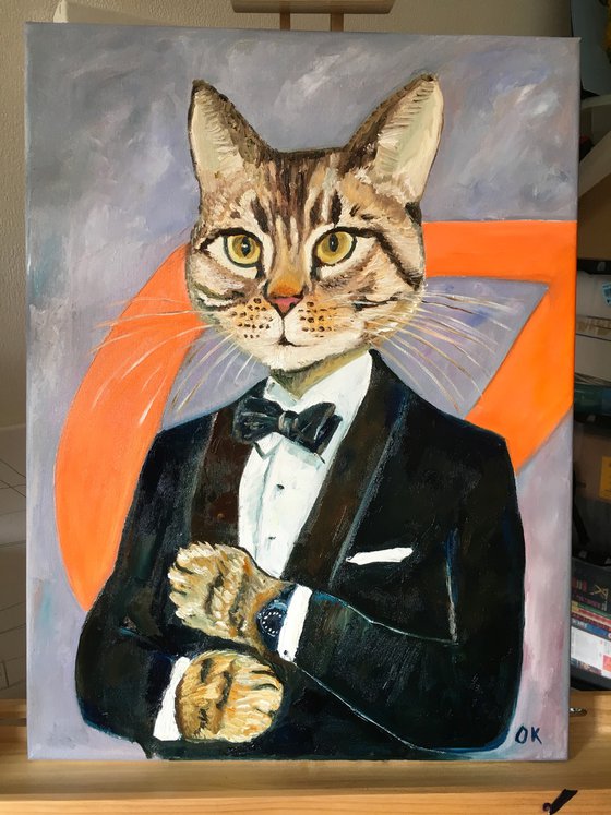 Cat  James Bond 007, Cats never die. #2