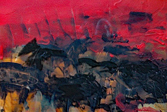 TAUREAUX SOLEIL COUCHANT