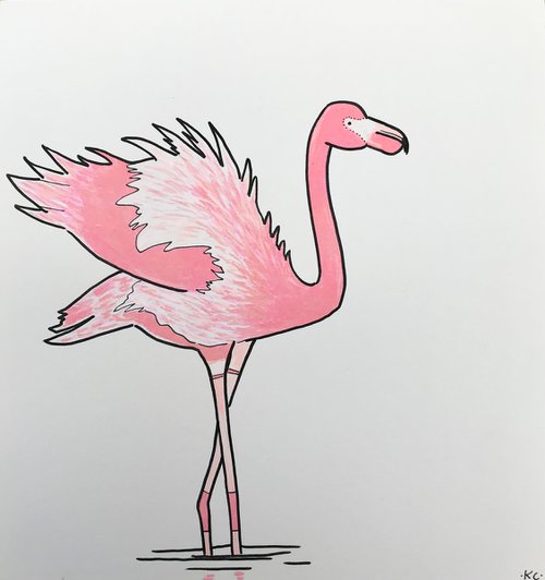 Flamingo by Kitty  Cooper