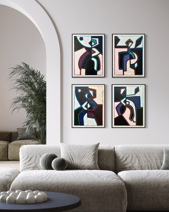 Never Stop Dancing (Set of 4)