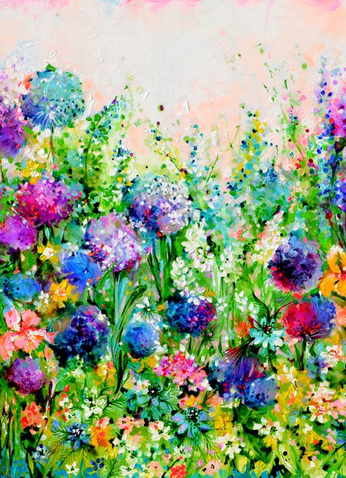 More than Enough - Spring Garden Flower Field by Soos Roxana Gabriela