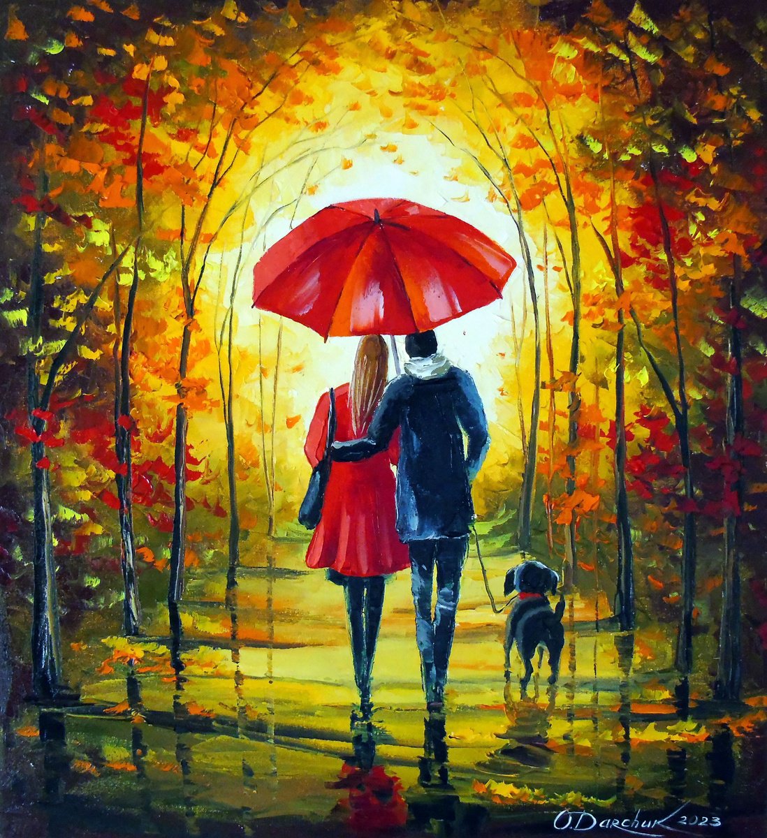 Romantic walk with loved ones by Olha Darchuk
