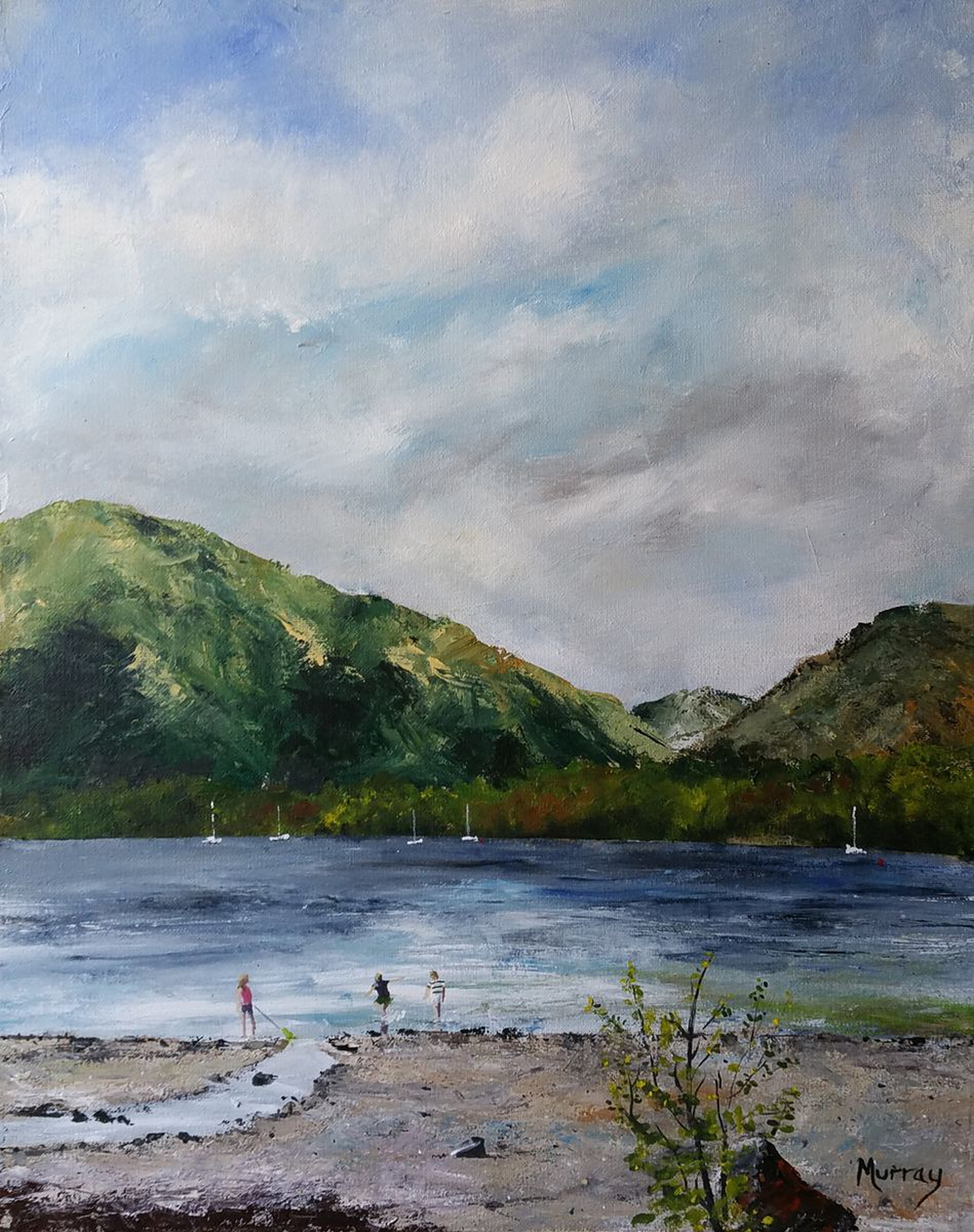 Loch Lomond Milarrochy Bay Scottish Landscape Pa Artfinder