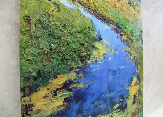 Summer riverscape